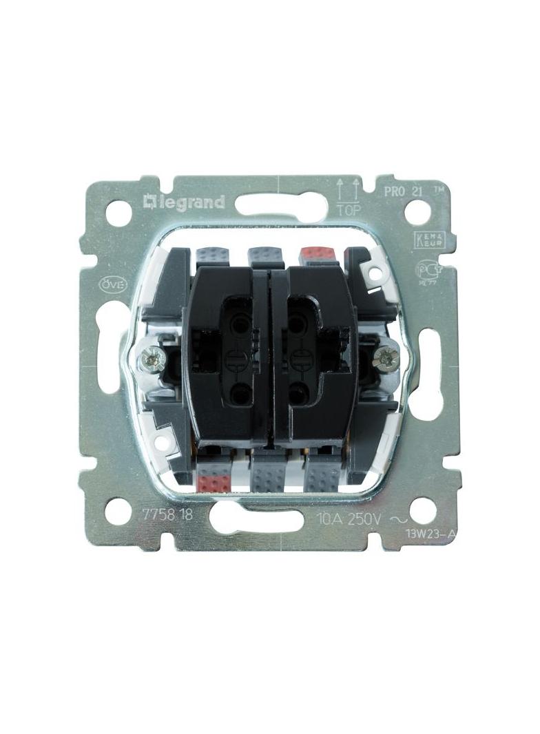 SISTENA LIFE PRZYCISK PODWÓJNY PRZEŁĄCZNY 10A-250V~, Legrand