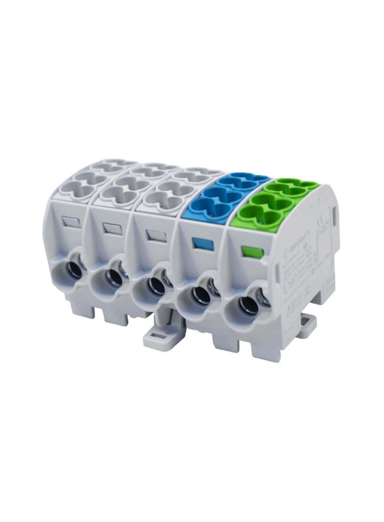 SCB 25-5X Blok rozdzielczy - odgałęźny Al/Cu 80150 SIMBLOCK sza/nie/zie SIMET