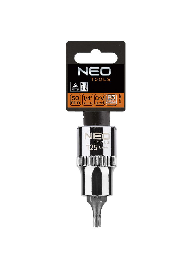 Końcówka Torx na nasadce 1/2", T25 x 55 mm