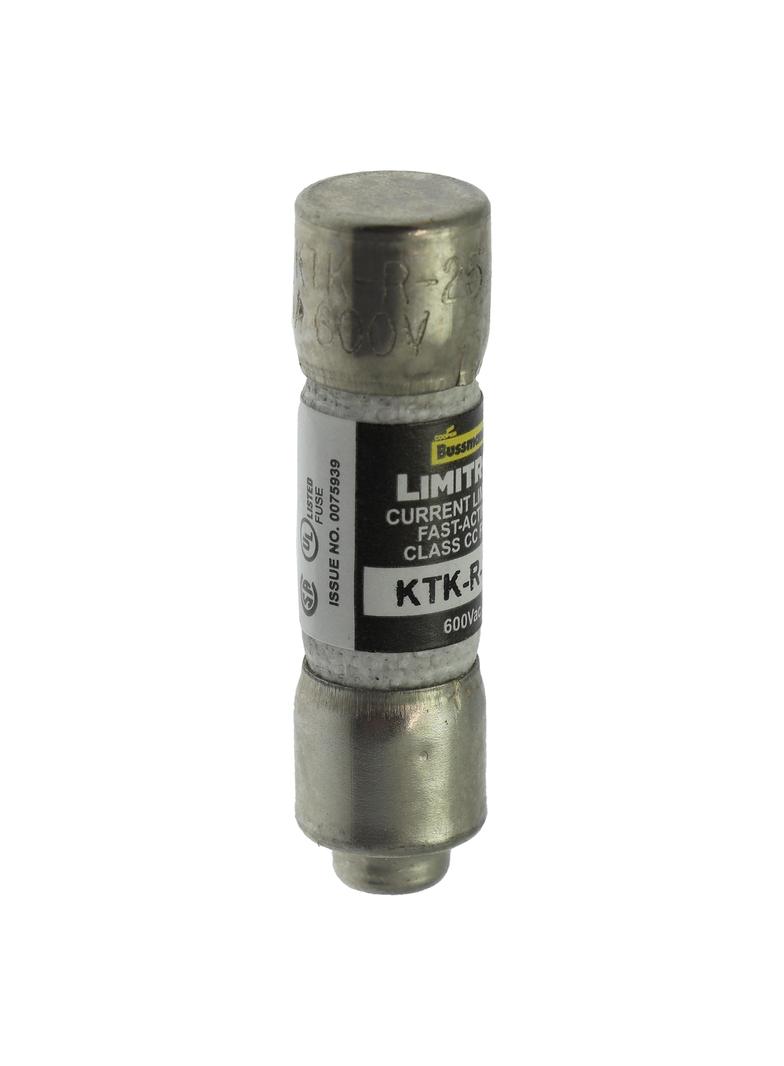 CLASS CC FAST ACTING FUSE 25A 600VAC Limitron Klasa CC KTK-R-25 EATON