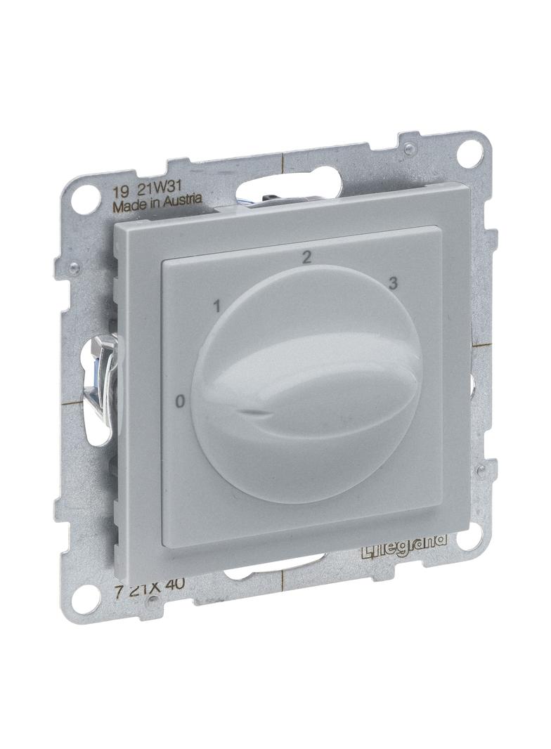 SUNO - Łącznik sterowania wentylacją - AC 23 A - 2,5 kW - AC 21 A - 20 A - zaciski śrubowe, Aluminiu