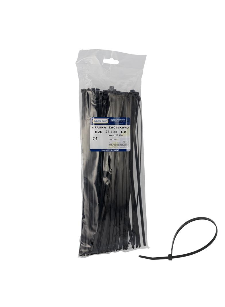 Opaska czarna OZC 25-100 UV (100szt)  25.100 OPATÓWEK