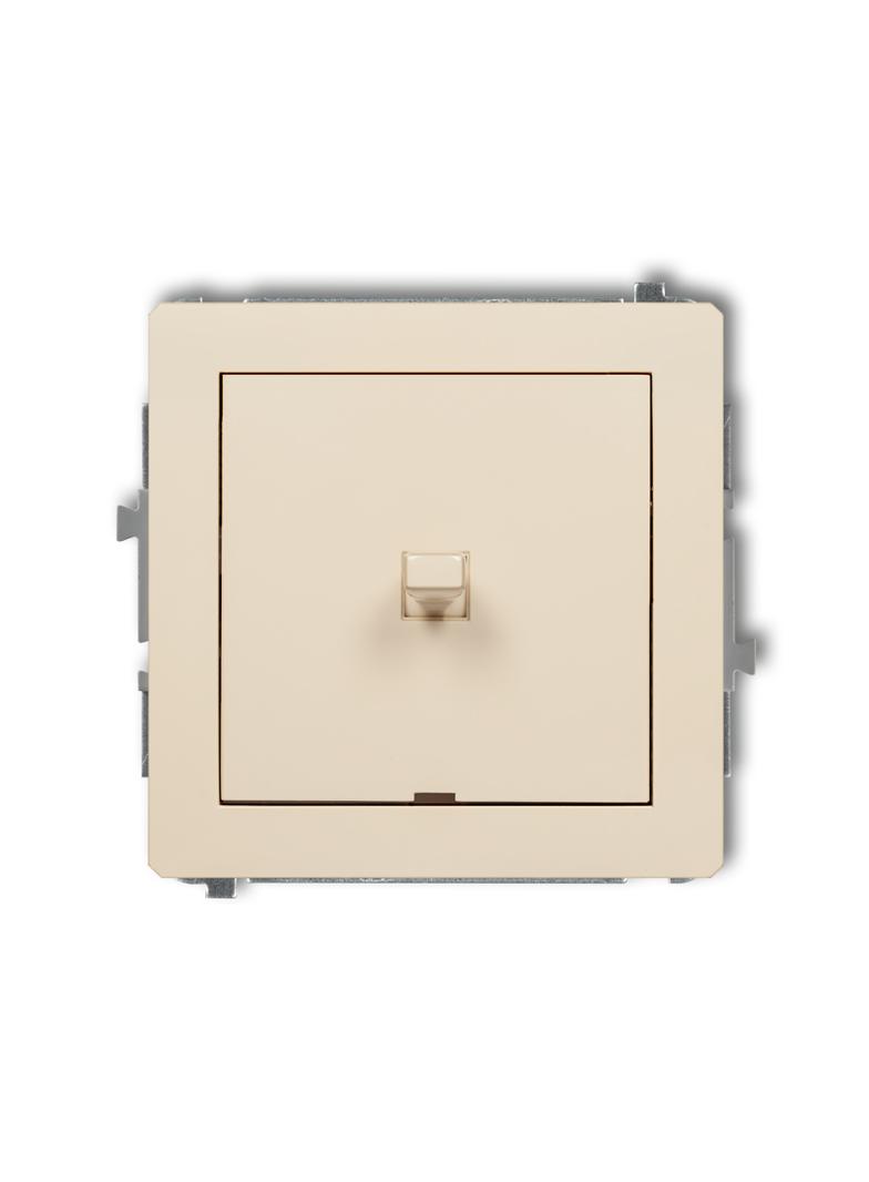 DECO Mechanizm łącznika krzyżowego w stylu amerykańskim (jeden klawisz, bez piktogramu) beżowy