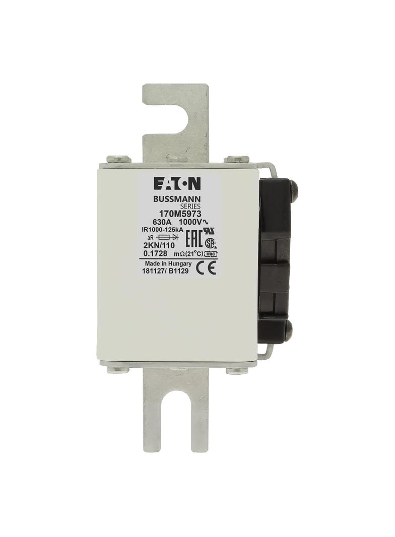 630A 1000V 2KN/110 aR INDICATOR FUSE Wkładka szybka 630A AC 1000V DIN 2 59x77x138 mm aR, 170M5973 EA