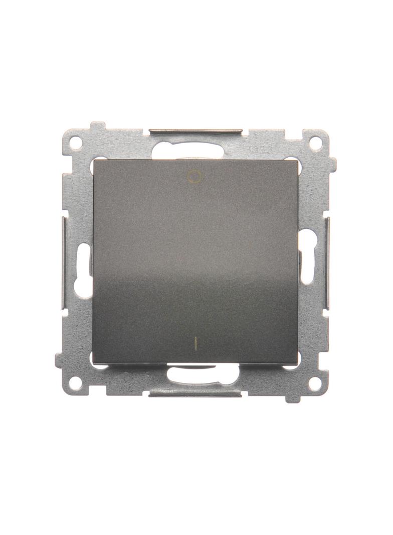 Simon 54 Łącznik dwubiegunowy 16A z. śrub. antracyt