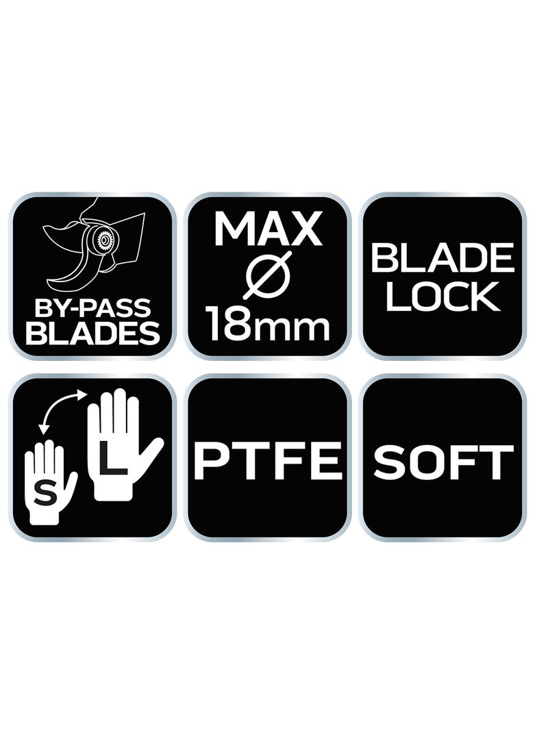Sekator by-pass 200 mm, zakres do 18 mm, regulowany rozstaw