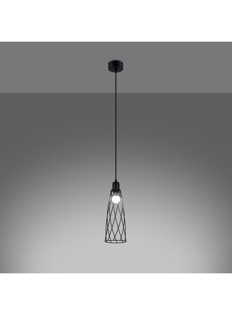 Sollux Lampa wisząca SUBA 1 czarna SL.1165