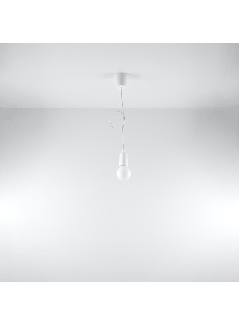 Sollux Lampa wisząca DIEGO 1 biała SL.0569