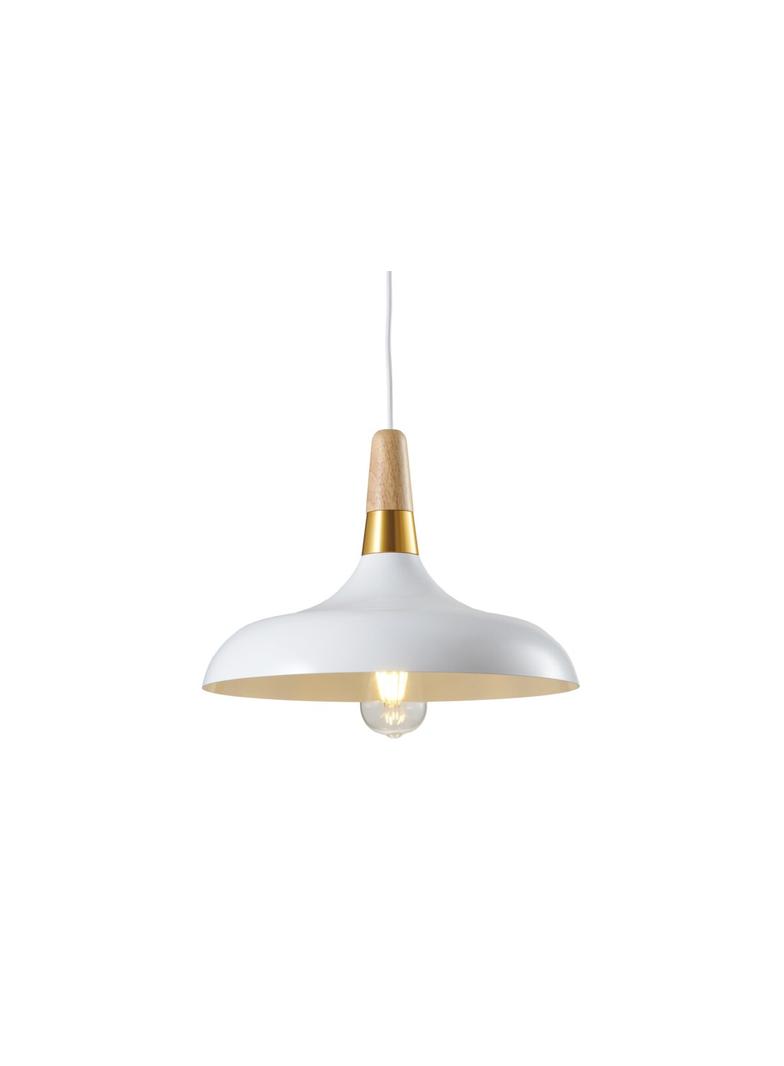 OPRAWA SUFITOWA SKANDI 4,7504, AC220-240V, 50/60Hz, 1*E27, IP20, ŚREDNICA 35 cm, POJEDYNCZA, BIAŁA