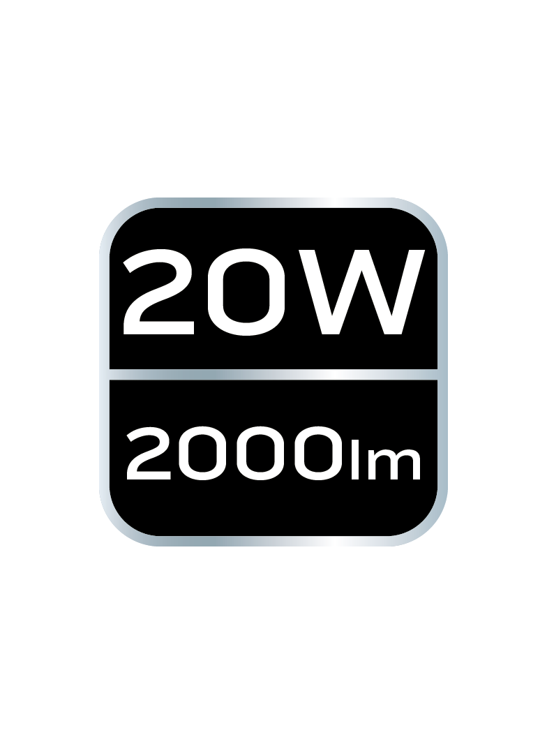 Latarka akumulatorowa USB C 2000 lm CHN LED