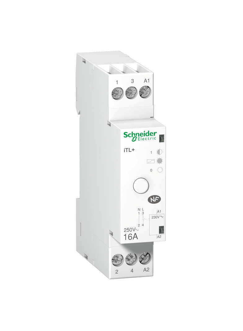 Przekaźnik impulsowy Acti9 iTL+-16-10-230 16A 1NO 50Hz 230 VAC