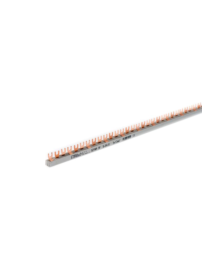 Szyna prądowa 3F, S-54 dzielona, 63A, 12 mm2