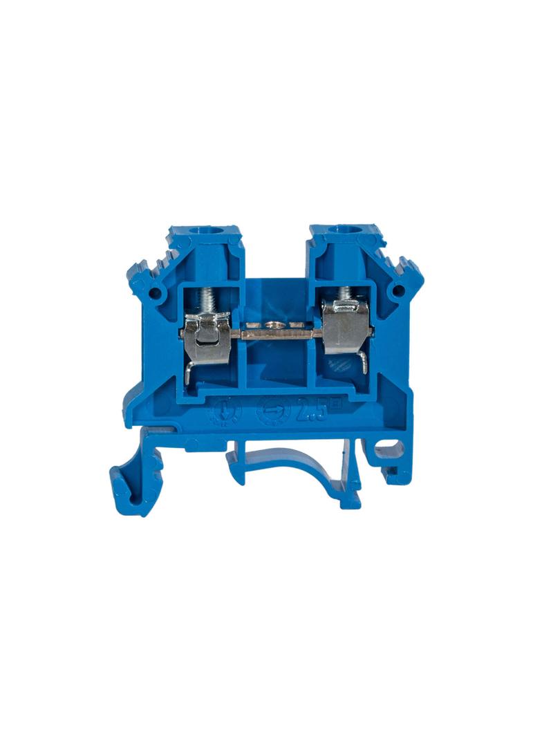 ZSG1-2.5Nn ,  Złączka szynowa gwintowa, seria NOWA, 2,5 mm2, TS 32,35, 1 tor, niebieski