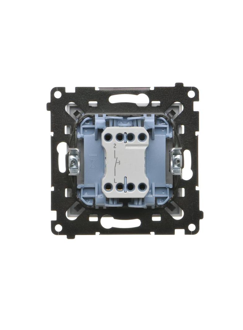 Simon 55 Przycisk zwierny /dzwonek/ szybkozłączka Jasnoszary mat