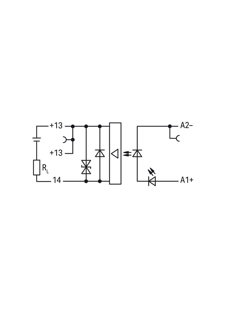 złączka z optoseparatorem mocy 24 V DC