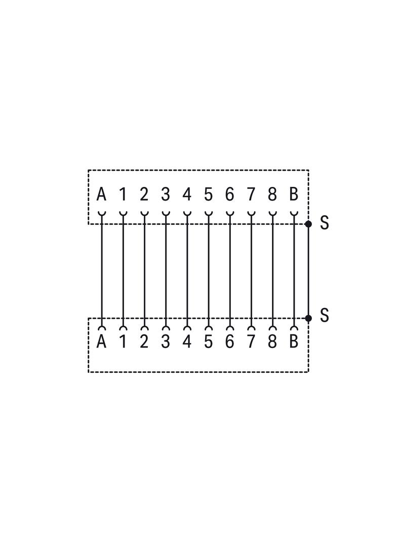 moduł przejściowy 2 Y-CON-JACK22 8+P+S 1:1 WAGO