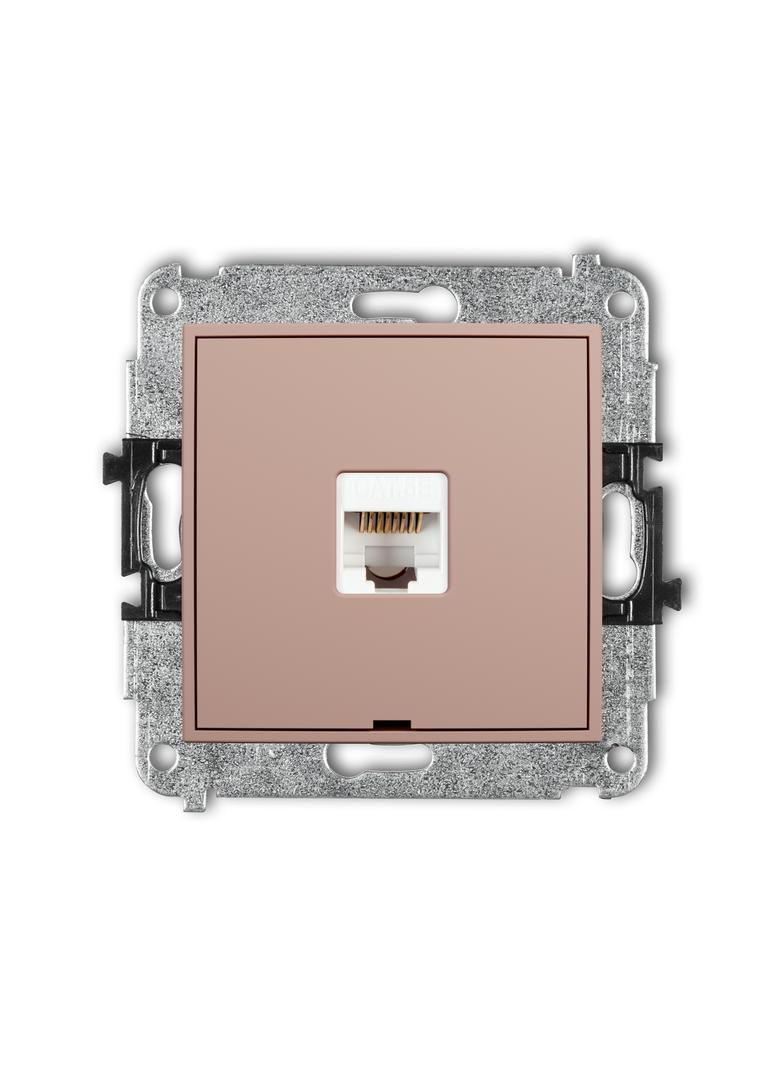 ICON Mechanizm gniazda komputerowego pojedynczego 1xRJ45, kat. 5e, 8-stykowy, bez pola opisowego łos