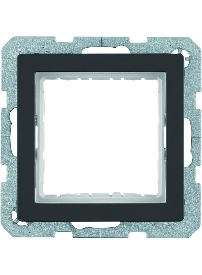 BERKER Q.x Zestaw adaptacyjny do modułów systo 45x45mm antracyt aksamit lakierowana 14406086 HAGER