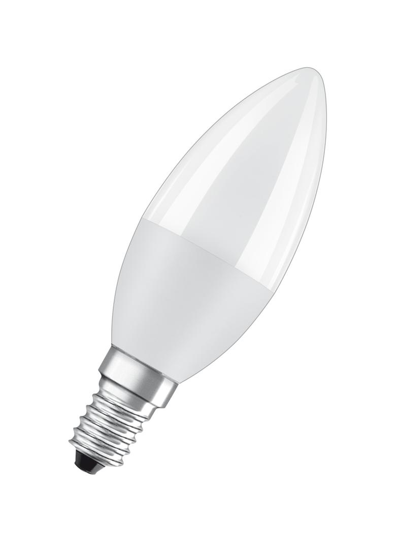 Żarówka LED x2 B39 Świeczka E14 7.5W = 60W 806lm 4000K Neutralna 200° VALUE CLASSIC Osram
