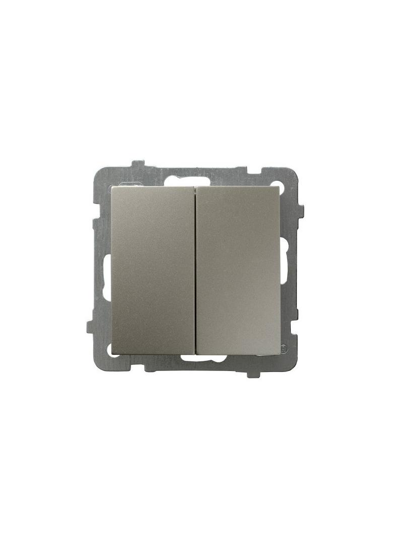 AS Łącznik podwójny zwierny - kolor satyna light