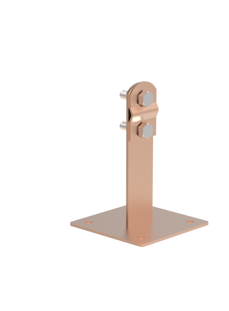 CU UCHWYT DACHOWY Z PŁYTKĄ /100/skręcany 15.1.1/S CU