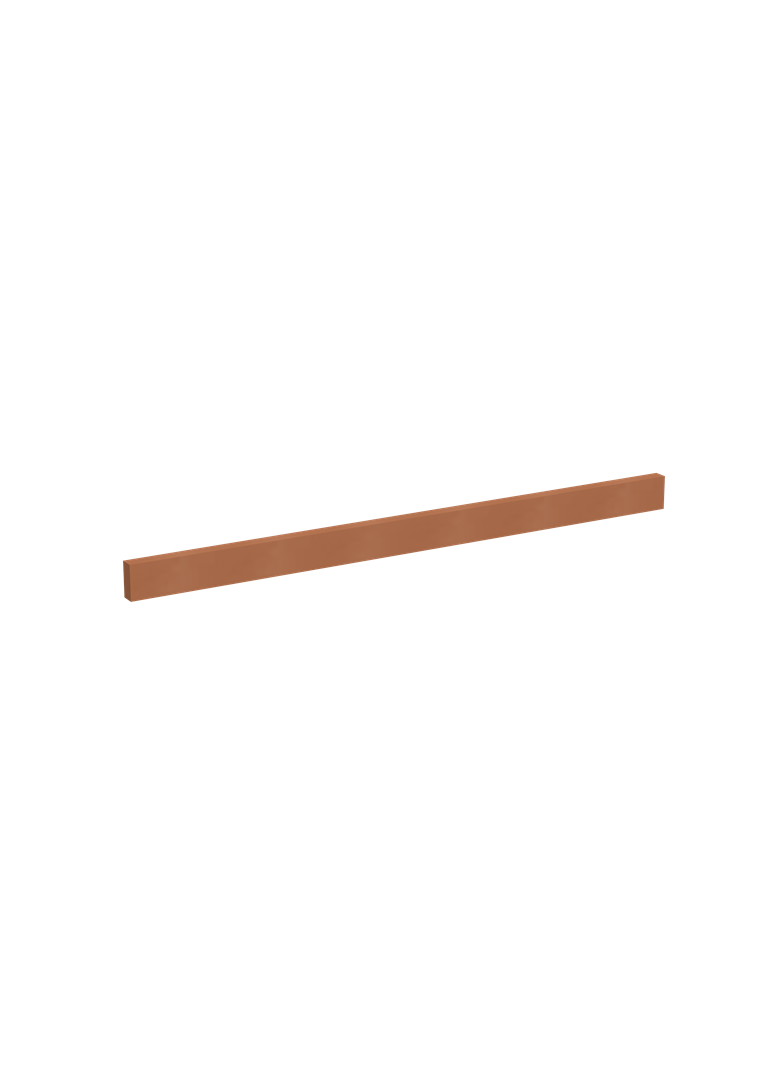 ZX2049 Szyna Cu 12x5mm, L:954mm