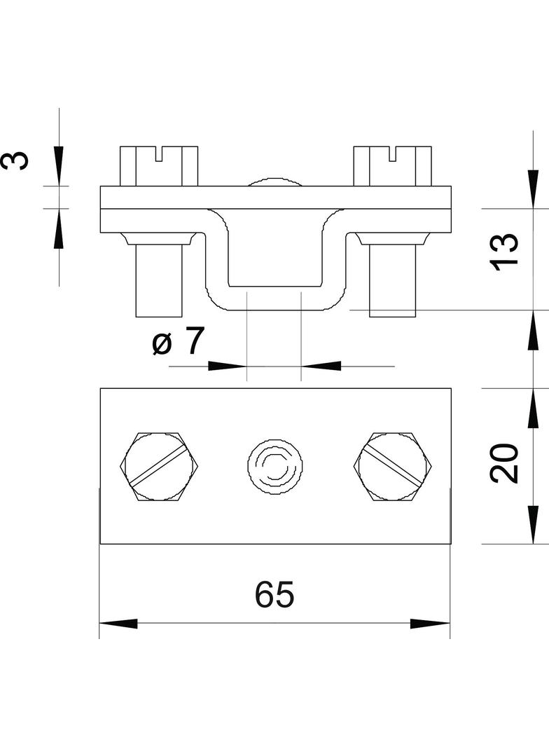 832/40, OBEJMA DYSTANS.DO TAŚMY 40MM