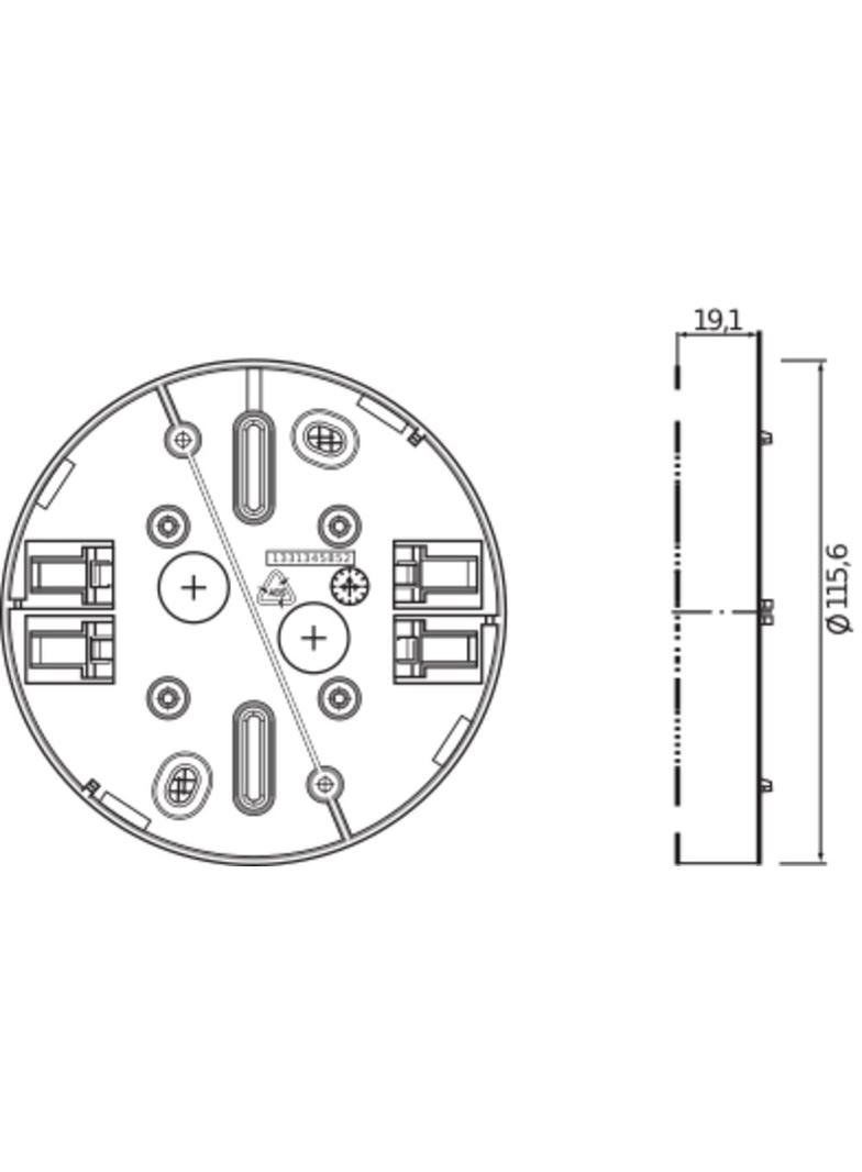 Adapter montażowy do czujników HIGHBAY i VISION MOUNTING ADAPTER 116 mm