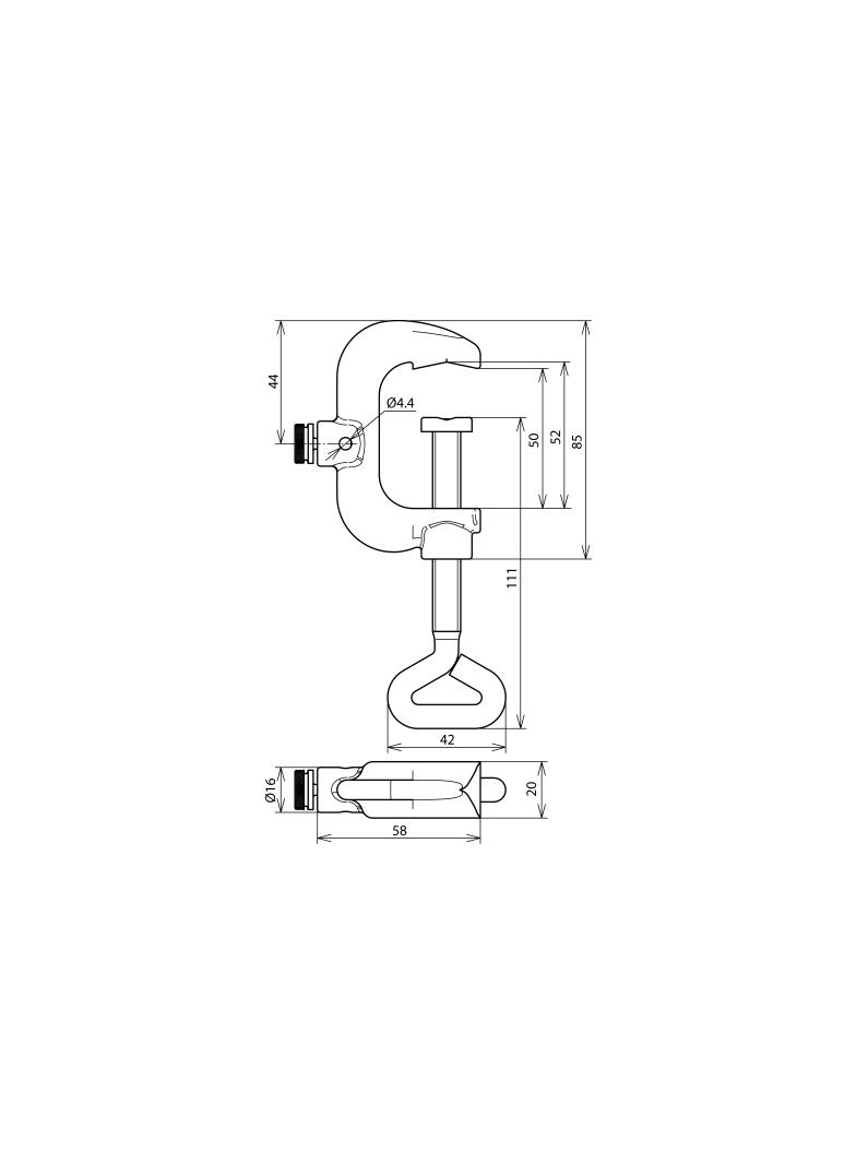Zacisk uziemiający do drutu do 1 1/4", TG/tZn