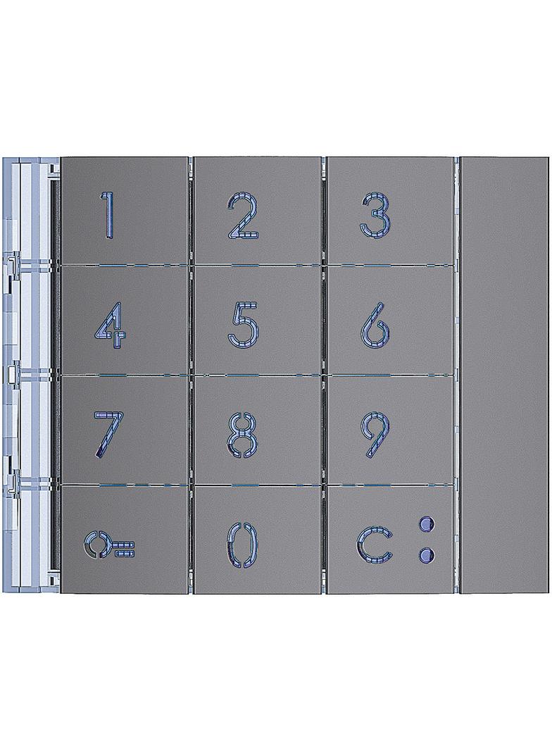 Sfera: Plakietka Modułu Klawiatury - Stalowoszara 353003 LEGRAND