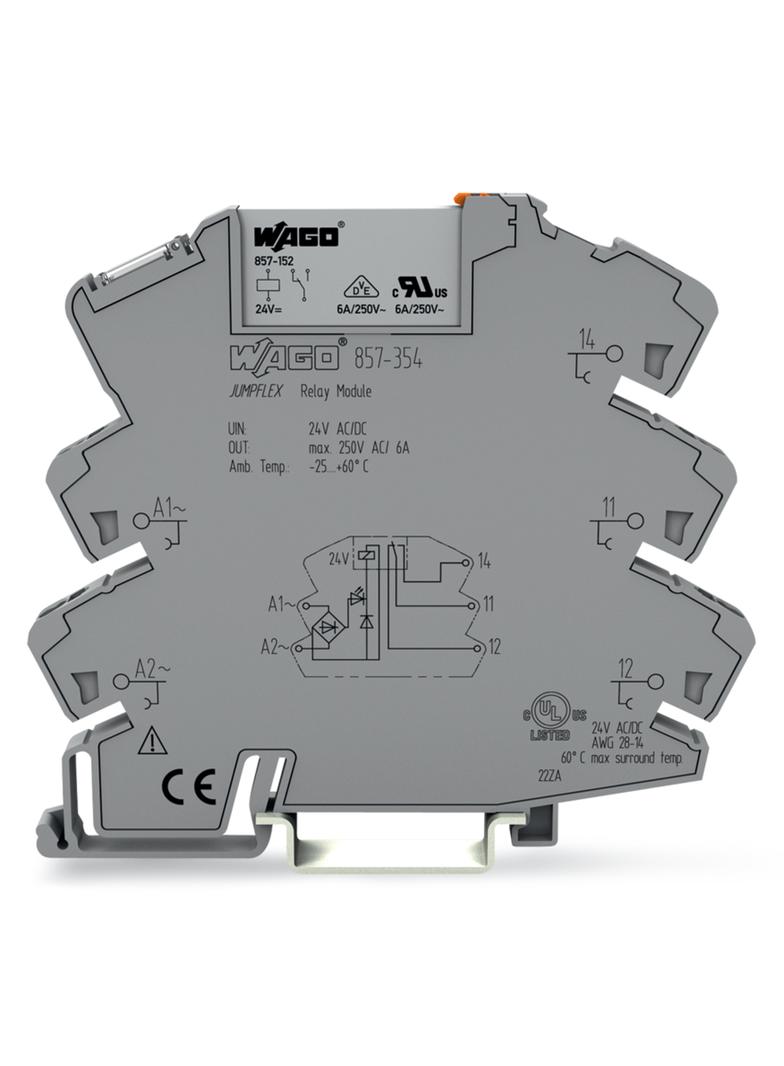 JUMPFLEX podstawka z przekaźnikiem 24V AC/DC 1p WAGO