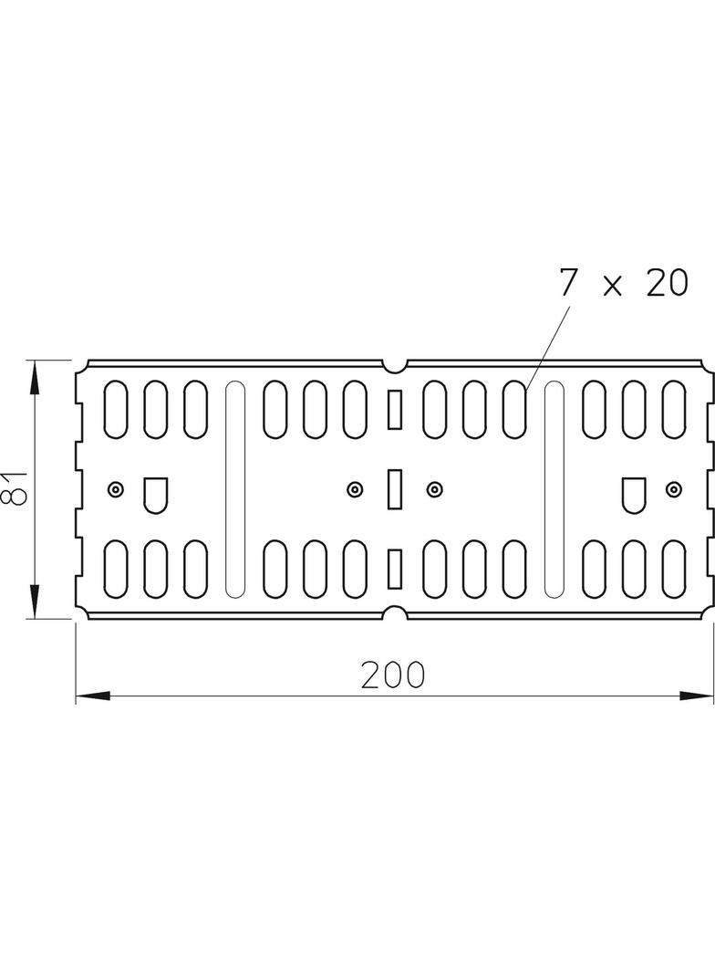 RLVL 85, ŁĄCZNIK WZDŁUŻNY 200MM 85 MM FS