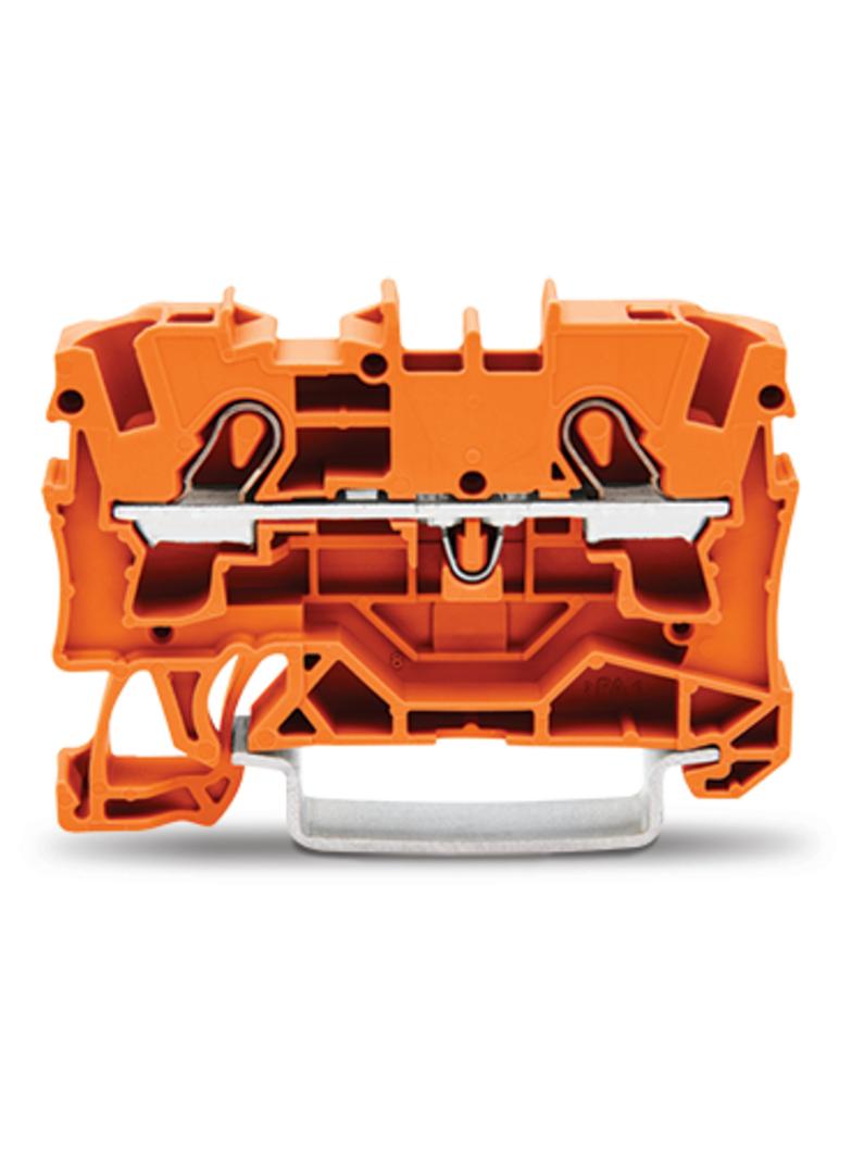 TOPJOBS złączka 2-przewodowa 4 mm2 pomarańczowa