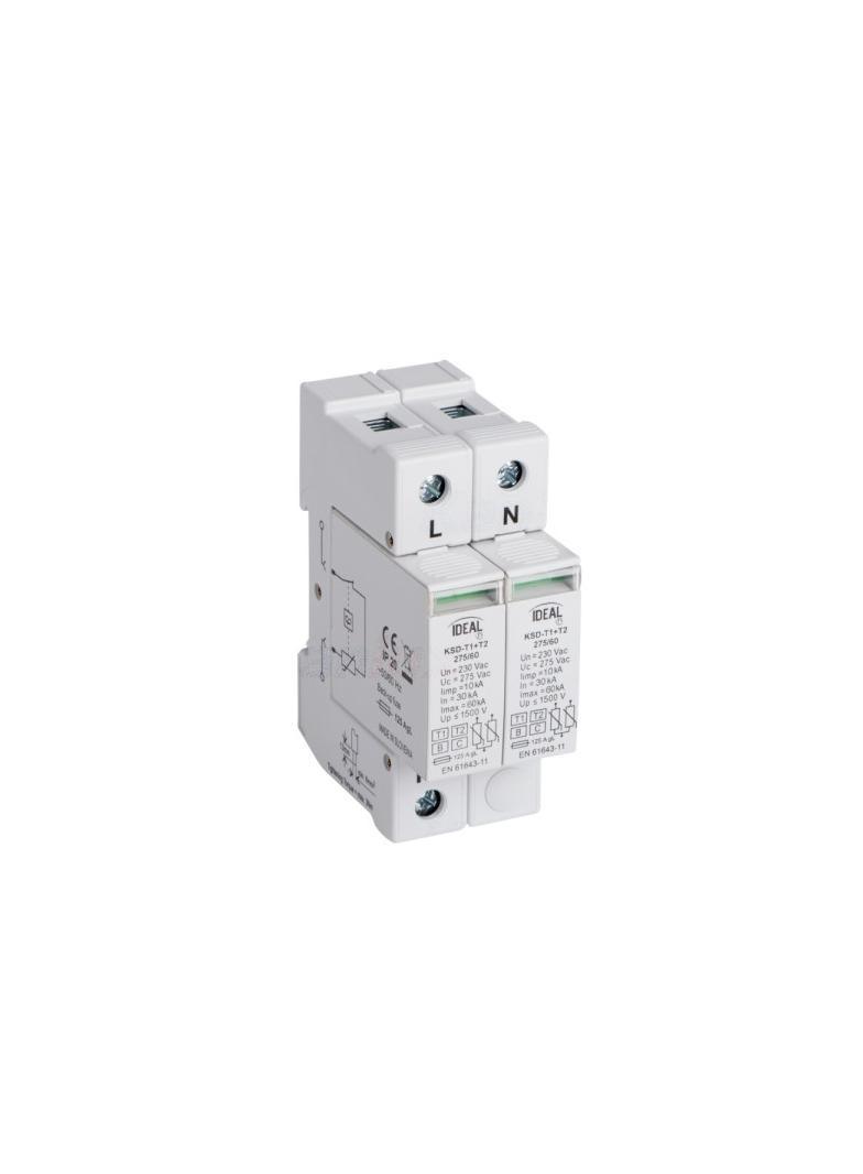 KSD-T1T2 275/120 1P+N Ogranicznik przepięć