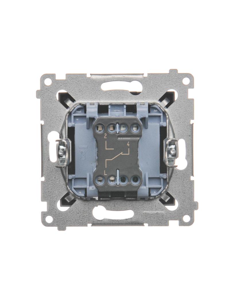 Simon 54 Łącznik schodowy 16A 250V zaciski śrubowe antracyt DW6A.01/48 KONTAKT