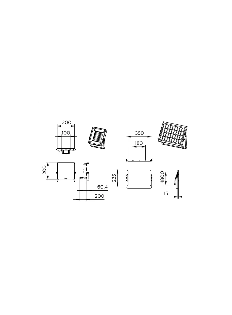 Naświetlacz LED Ledinaire BVP085 6,5W 910lm IP65 4000K barwa neutralna ściemnialna LED09/ 840 PHILIP