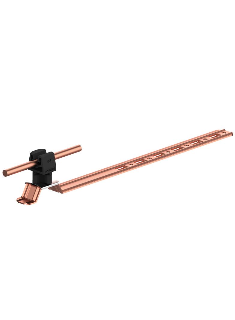 AN-19KPN/CU/C-N Uchw.dach.uniw.Z-zatrz. L=28cm,H=3,5cm /CU/ czarny