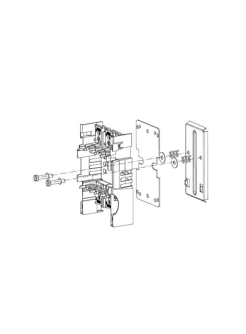 XLP00 Snap for double DIN rail 1SEP407897R0001 ABB