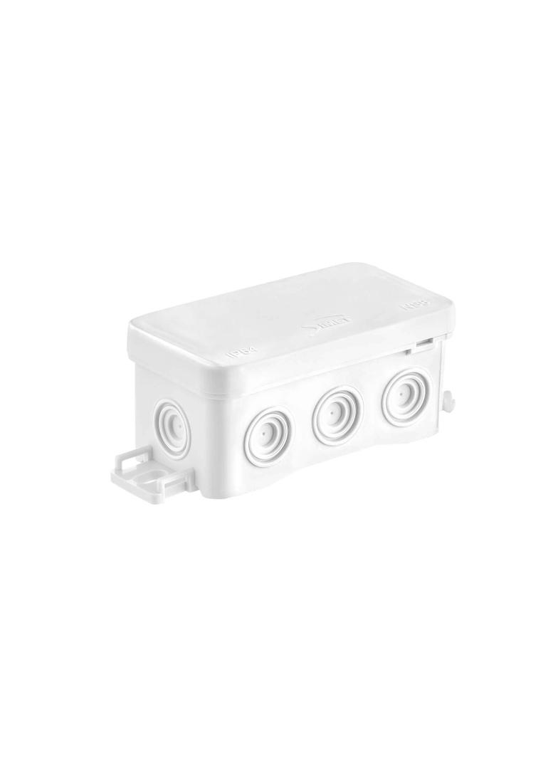 Puszka instalacyjna naścienna NS8 FASTBOX&HOOK - kolor biały  SIMET