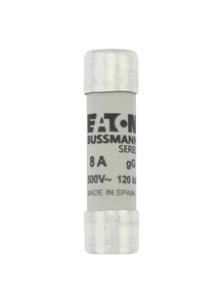 CYLINDRICAL FUSE 10 x 38 8A GG 500V AC Wkładka cylindryczna 10 x 38mm 8A GG 500V AC C10G8 EATON