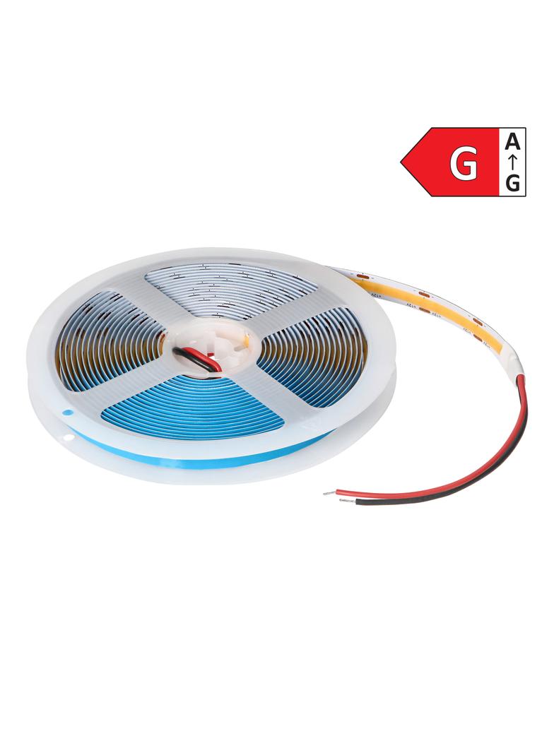 Taśma LED COB 12V 480L/m 10W/m IP20 3000K 5m