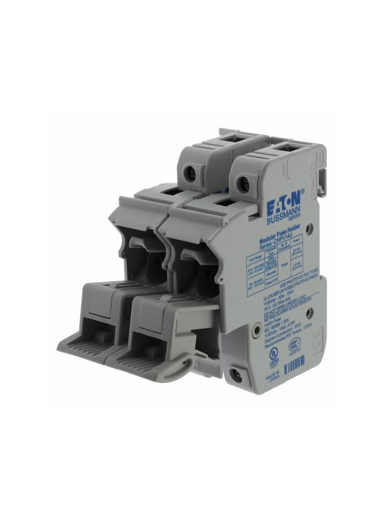 2 Pole 14x51 MFH PV Podstawa wkł. cyl. 14x51 gPV 2p 32A 1500 Vdc fotowoltaika CHPV142U EATON