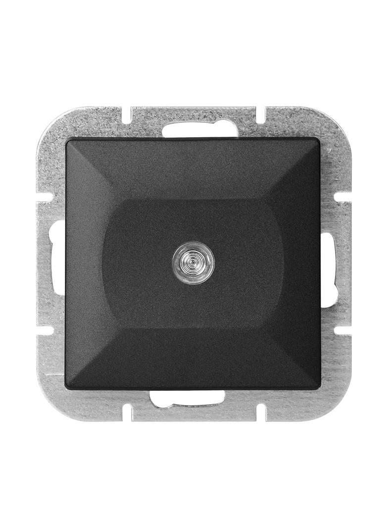 Łącznik krzyżowy podtynkowy z podświetleniem Pearl, WP-8P/S, czarny OR-OE-7703/P/B ORNO