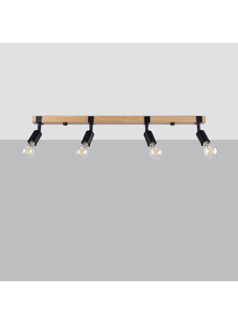 Sollux Plafon ZUCA 4 czarny SL.1298