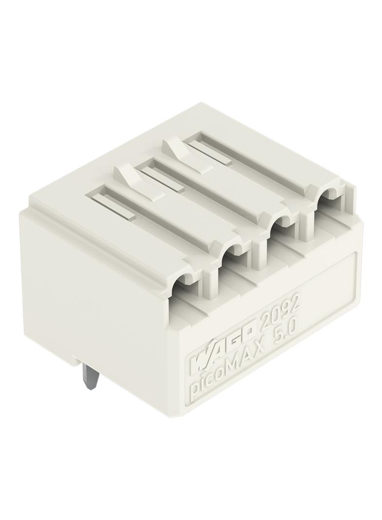 picoMAX gniazdo raster 5mm 4-bieg. z kątowymi pinami lutowniczymi /200szt./ WAGO