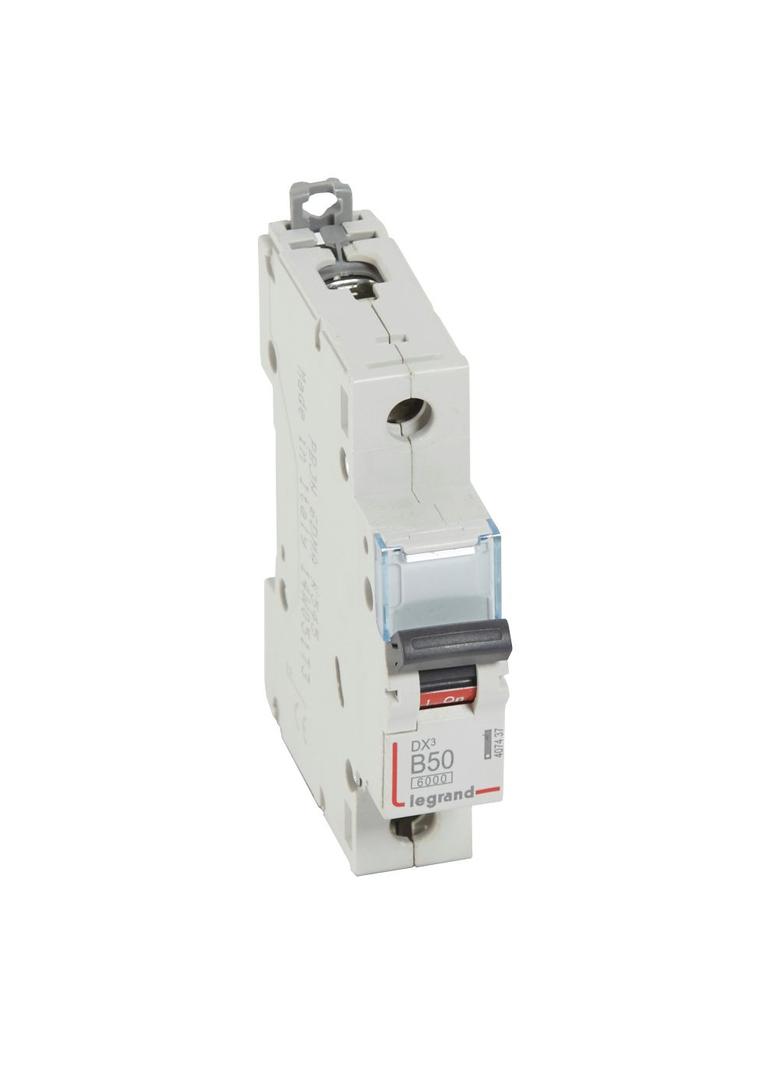 Wyłącznik Nadprądowy S 301 1P B50A 6kA DX3 407437 LEGRAND