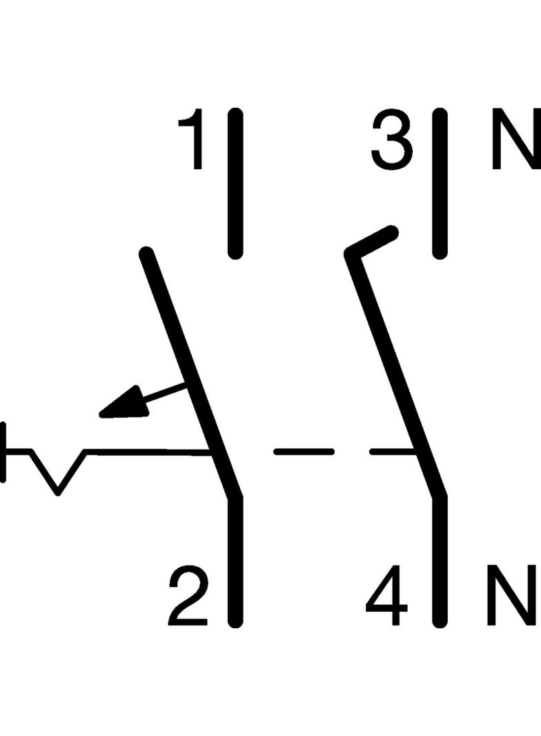 MCB Wyłącznik nadprądowy 10kA/15kA 1P+N C 10A NCN510 HAGER