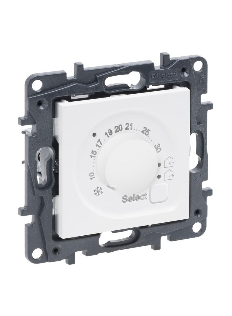 Niloe Step - termostat pokojowy - kolor biały, Legrand