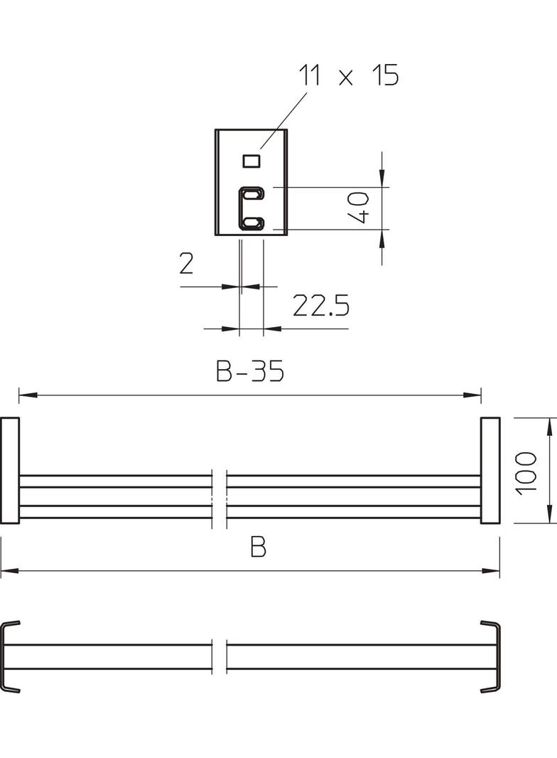 CK 40/40, SZCZEBEL SZER.354MM FT
