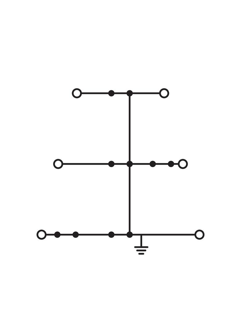 TOPJOBS złączka 3-piętrowa 2,5 mm2 zółto-zielona